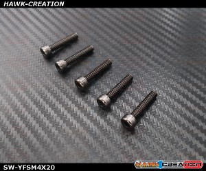 YFS Screw M4X20Hex- 5pcs